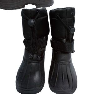 Black boys winter boots